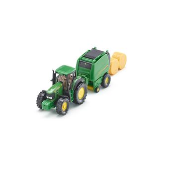 Modelo de Veículo Pré-Montado Siku John Deere Tractor with round baler - 1