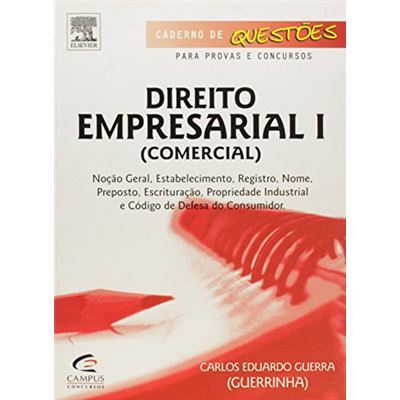 Direito Empresarial I (comercial). Caderno De Questoes