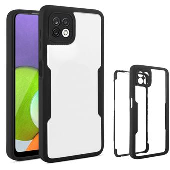 Capa Phonecare Anti-Crash 360 Protection á Prova de Choque Frente e Verso para Samsung Galaxy A22 5G - Preto - 1