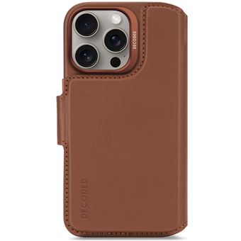 Capa para Telemóvel Decoded Leather Detachable Wallet | Castanho - 1