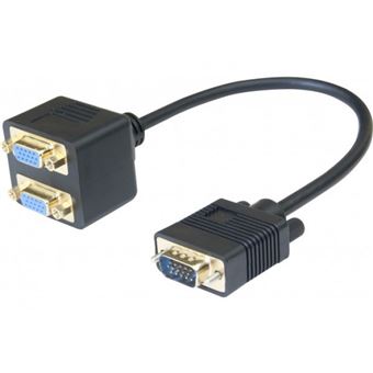 Hypertec 137036-HY cabo VGA 0,3 m VGA (D-Sub) 2 x VGA (D-Sub) Preto - 1