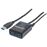 hub de interface Manhattan 162302 5000 Mbit/s Preto_0