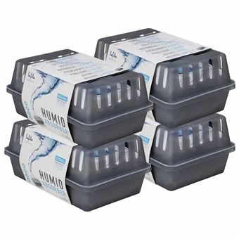 Absorventes de humidade com sacos de recarga vidaXL | 4 unidades | 900 g - 1