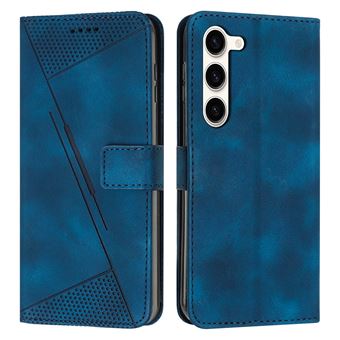 Capa FOXDOCK para Samsung Galaxy S23 | Pele | Flip | 3 Compartimentos para Cartões | Azul - 1