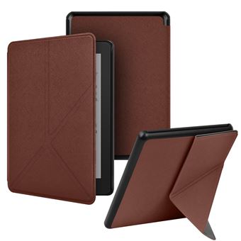 Capa FLOODKING para Amazon Kindle Paperwhite6 | Magnética | Suporte Dobrável Multiângulo | Castanho - 1