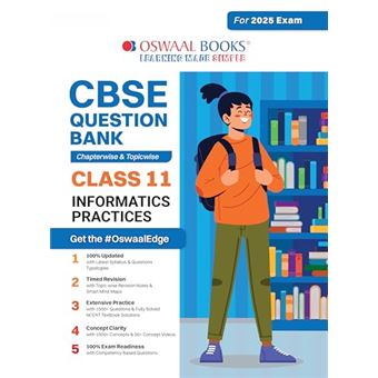 Oswaal CBSE Question Bank Class 11 Information Practices, Chapterwise and Topicwise Solved Papers For 2025 Exams - 1