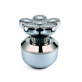 Máquina de Barbear com 6 Aneis Duplos Wireless Pritech RSM-2340 | Cinzento - 1