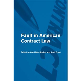 Fault in American Contract Law - 1