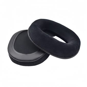 Almofadas para Auscultadores V-REEL para Steelseries Arctis NOVA 1 3 5 7 9X PRO | Preto | Tecido de Pelúcia - 1
