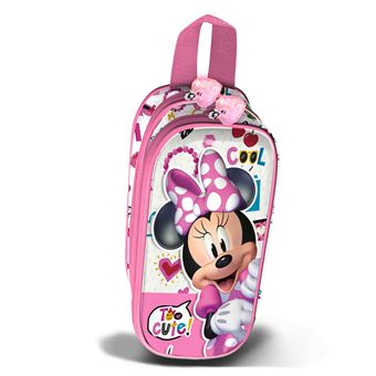 Estojo Escolar Disney 06343 | Minnie Mouse Too Cute 3D 2024 | Duplo - 1