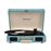Crosley Cruiser Deluxe Gira-discos de tração por correia Turquesa_0