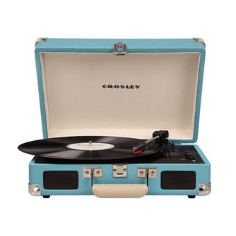 Crosley Cruiser Deluxe Gira-discos de tração por correia Turquesa