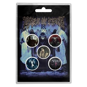 Crachá Rock Off CRADLE OF FILTH - Cryptoriana | Button Badge | 5 Unidades - 1