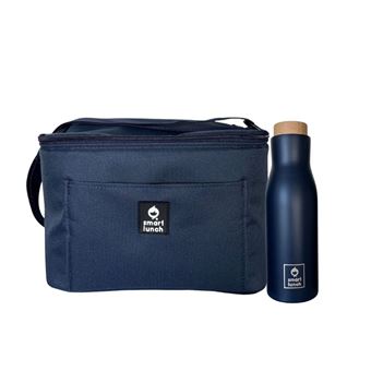 Conjunto Lancheira Smartlunch Daily  + Garrafa Térmica | 500 ml |  Azul - 1