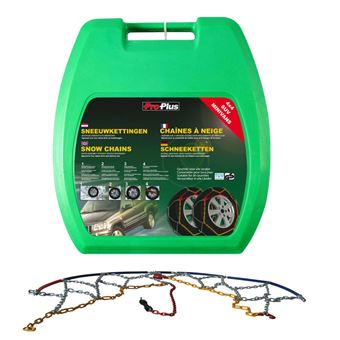 Conjunto de 2 Correntes de Neve ProPlus para Pneus de Carro 16 mm Kb48