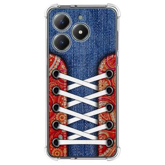 Capa TUMUNDOSMARTPHONE de silicone à prova de choque para Realme Note 60 Sneakers Design 11 Desenhos - 1