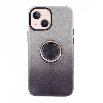 Capa MisterCapas para iPhone 14 Plus Brilhante com íman e anel | Preto - 1