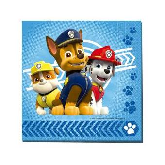 Conjunto 20 Guardanapos Papel Patrulha Pata - 1
