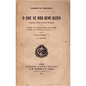 O que se não deve dizer. - 1