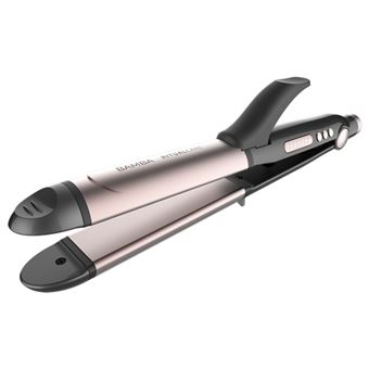 Alisador de Cabelo Cecotec Bamba RitualCare 1000 Ceramic 2in1 | 82 W | Cinzento, Rosa - 1