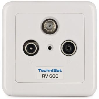 Caixa para tomadas TechniSat TechniPro RV 600-10 | Branco - 1