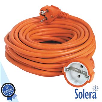 Cabo Extensão Tomada Elétrica Solera Com 1 Saída 25M 3X1.5Mm Laranja - 1