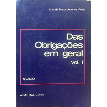 Das obrigações em geral [2 volumes] - 1