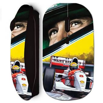 Rato Sem Fios Maniacase | Preto | F1 Ayrton Senna Mclaren Legend Fórmula 1 - 1