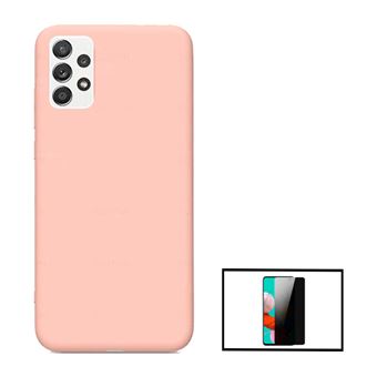 Kit G4M Película de Vidro Temperado Privacidade + Capa Proteção Traseira Silicone para Samsung Galaxy A52 - 1