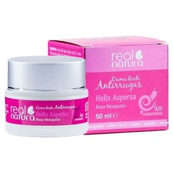Creme Rosto Real Natura Baba de Caracol + Rosa Mosqueta | 50 ml - 1