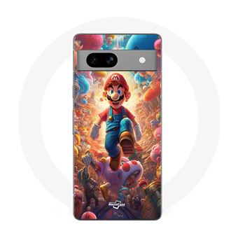 Capa Maniacase para Google Pixel 7a super mario bros o filme - 1