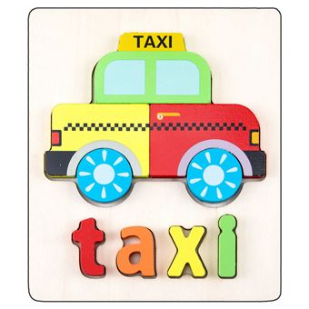 Puzzle Zhishangs Infantis 3D Carro #KM158 | 10 Peças - 1