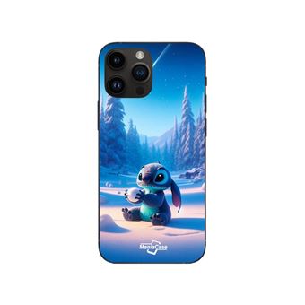 Capa Maniacase para Iphone 11 Pro Max | Stitch neve estrelada fofa 3D - 1
