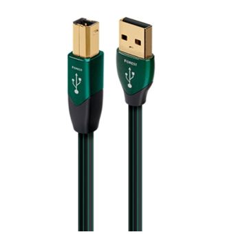 AudioQuest 5m Forest USB A-B cabo USB 2.0 USB B Preto