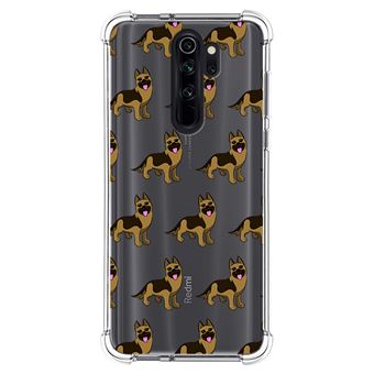 Capa Tumundosmartphone de silicone anti-choque para Xiaomi Redmi Note 8 Pro design Cães 09 Desenhos - 1