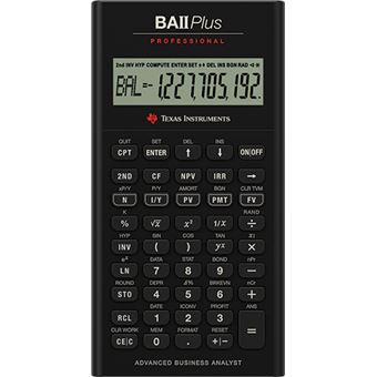 Calculadora Financeira Texas Instruments BA-II Plus | Preto - 1