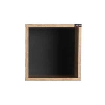 Prateleira de Parede Decorativa RIVA | 330 x 190 x 330 mm - Castanho - 1