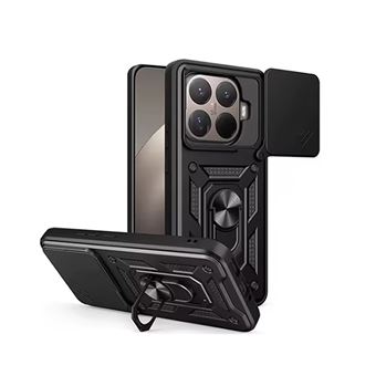 Capa Magnetic Slide Window Phonecare para Xiaomi 15T Pro 5G - Preto - 1