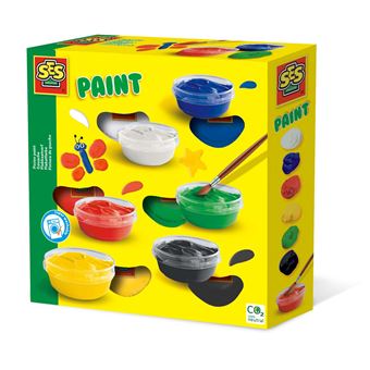 Kit Iniciante SES Pintura para Criança com 6 Tintas - 1