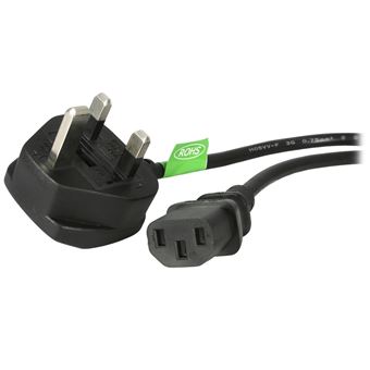 Cabo de Energia StarTech.com BS13U-1M-POWER-LEAD | Preto - 1