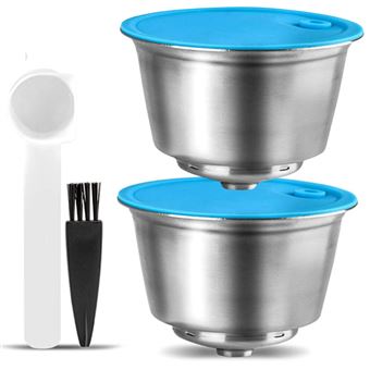 Pack 2 Cápsulas reutilizáveis em aço inox Antiimpacto para Nescafe Dulce Gusto Picollo Xs - 1