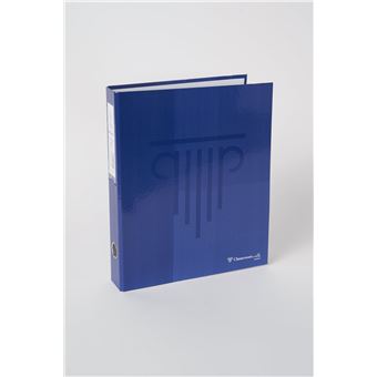 Capa A4 2 Argolas Ambar ClassroomMates | Lombada Estreita | Azul Marinho - 1