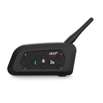 Intercomunicador para Capacete de Moto EJEAS V6 Pro Bluetooth 5.1 - Preto - 1