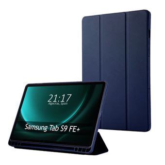 Capa TUMUNDOSMARTPHONE Smart Flip para Samsung Galaxy Tab S9 FE+ Plus | Azul - 1