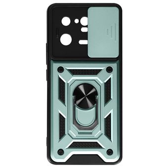 Capa Avizar para Xiaomi 13 Pro com protector de camara Anel Suporte video Verde Pastel - 1