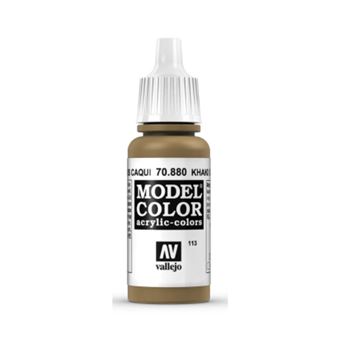 Tinta Acrílica Fosca Vallejo Model Color | 17 ml | 880 Gris Caqui - 1