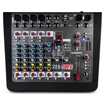 Misturador de Áudio Allen & Heath ZEDi-10FX | Preto - 1