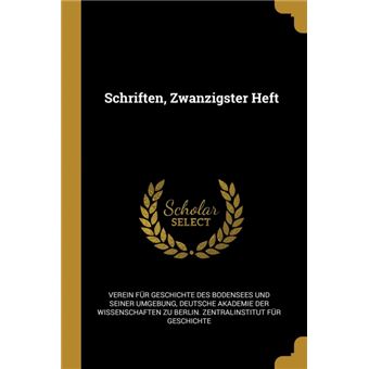 schriften, Zwanzigster Heft Paperback -