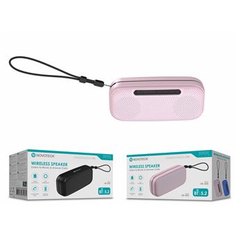 Coluna Bluetooth Novoteck XB-005 | Rosa - 1