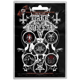 Crachá Rock Off DARK FUNERAL - The Black Hordes | Button Badge | 5 Unidades - 1